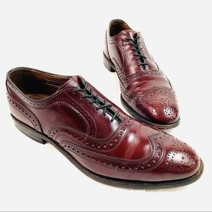 Allen Edmonds McAllister Leather Wingtip Oxford 9B
